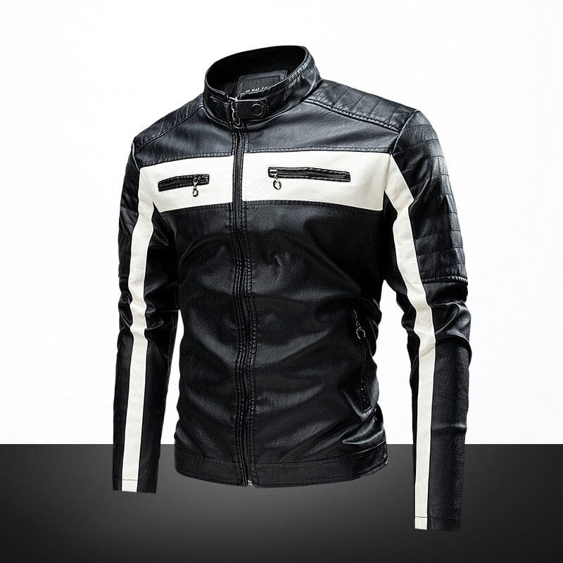 Chaqueta de Motociclista de Cuero