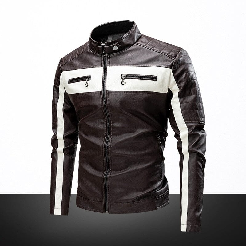 Herren Leder Motorradjacke MännerRaum