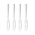 Set de 4 Tenedores de Acero Inoxidable para Aperitivo 13cm