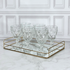 Set de 6 Copas de Vidrio Diamond 320ml