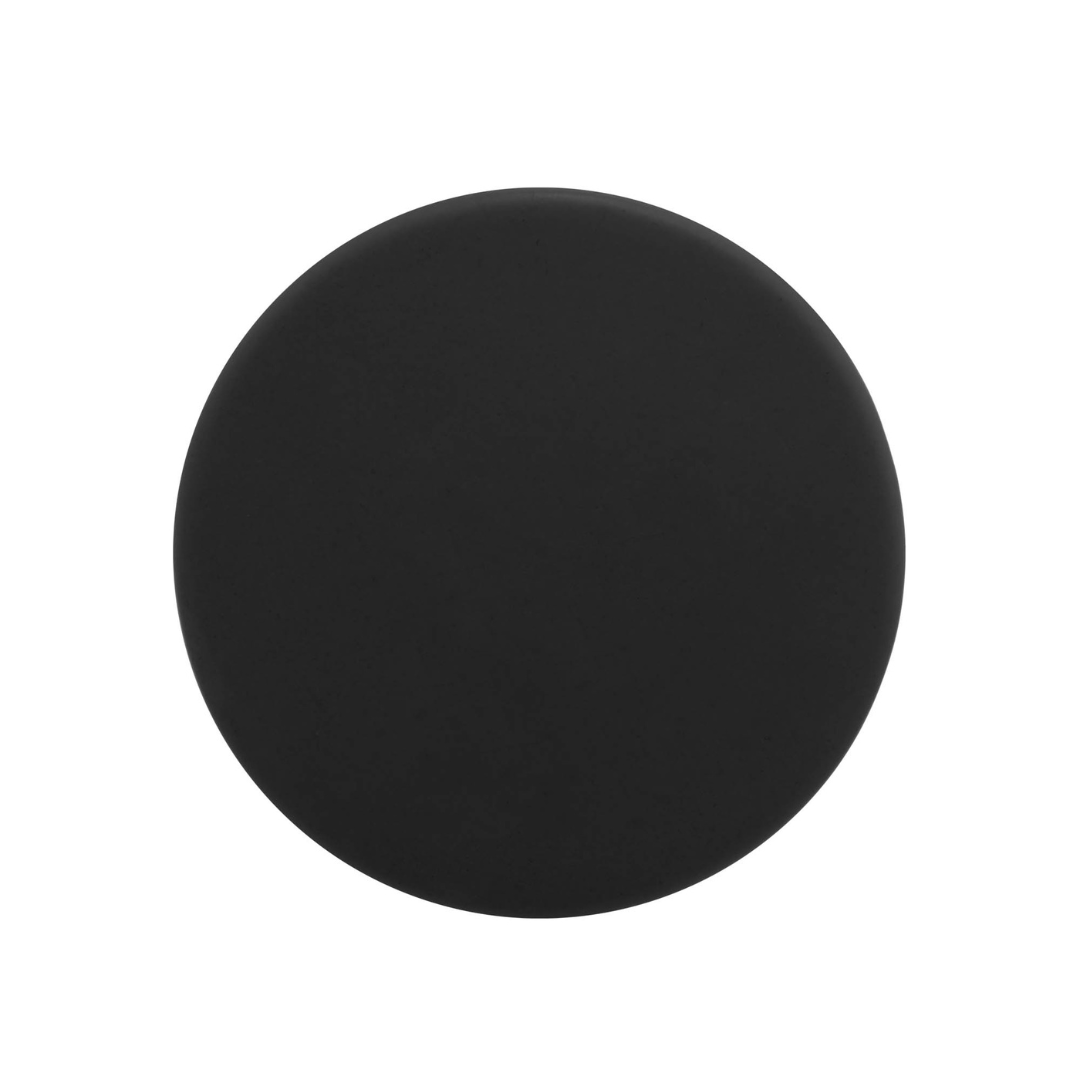 Set de Baño de Cerámica Negra con Diseño de Hojas, 2 Piezas