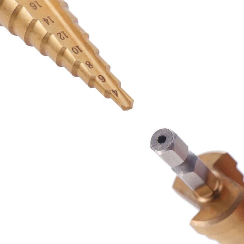 Kit 3 Brocas de Titanio Escalonadas + Estuche de Regalo