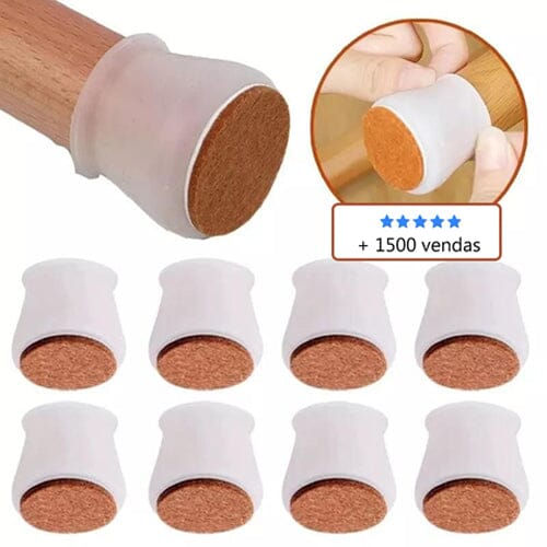 Kit de 16 Piezas de Protector de Pies de Muebles en Silicona