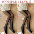 Damen Strumpfhosen Gefüttert Transparent MännerRaum