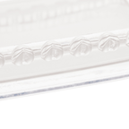 Mantequera de Cristal con Tapa en Forma de Corazón 17cm