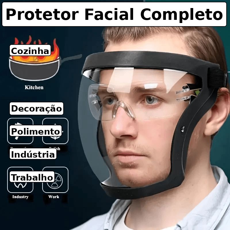 Máscara Protectora de Aserrín, Polvo y Chispas FaceShield