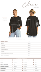 Camiseta de Algodón Egipcio Negra