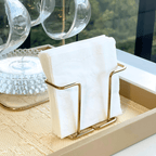 Servilletero Dorado 13,5 cm