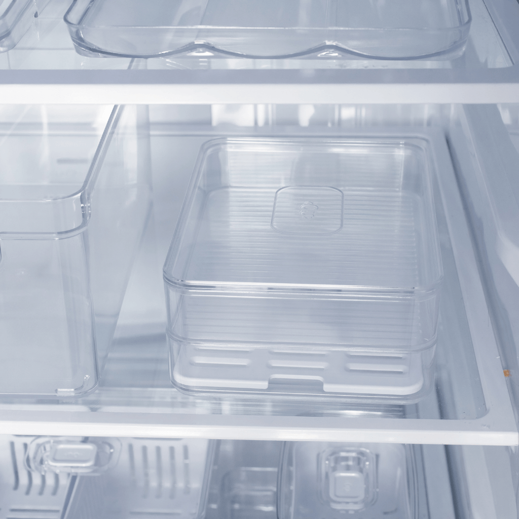 Organizador de Fiambres Doble Transparente Natural