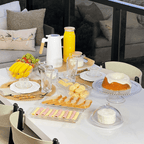 Queijeira de Cristal Pearl Bolinha - 20 cm