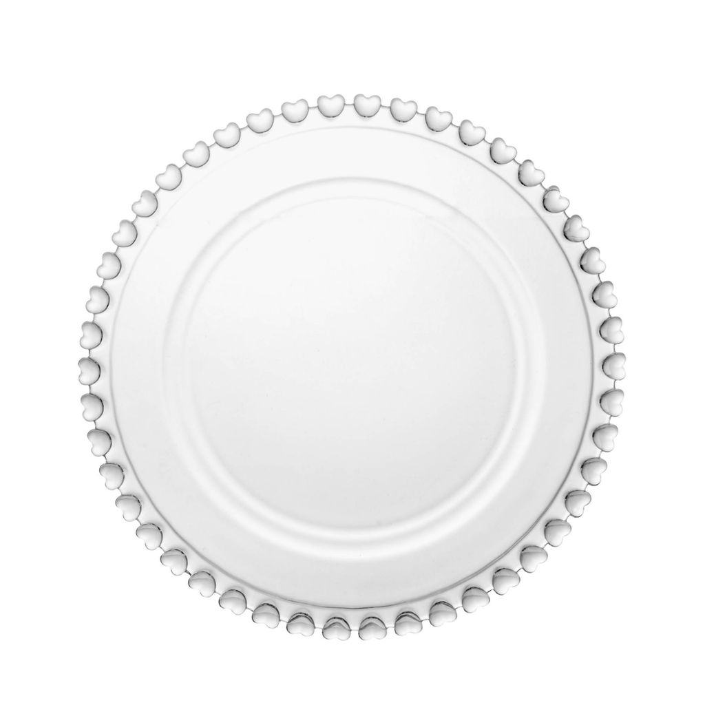 Quesera de Cristal de Plomo con Tapa en Forma de Corazón 19,5 cm