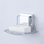 Jabonera con Ventosa Cromada