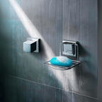 Jabonera con Ventosa Cromada