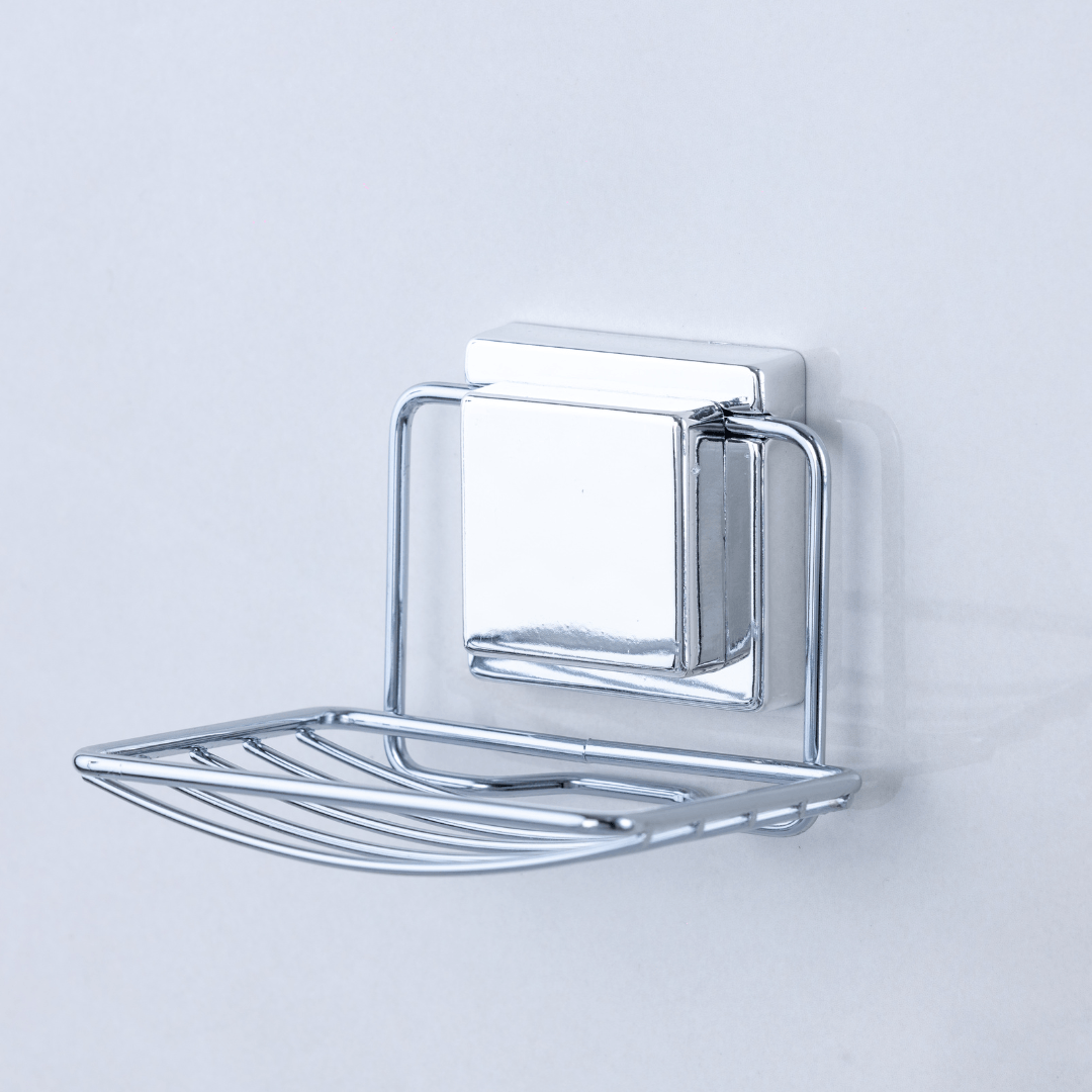 Jabonera con Ventosa Cromada