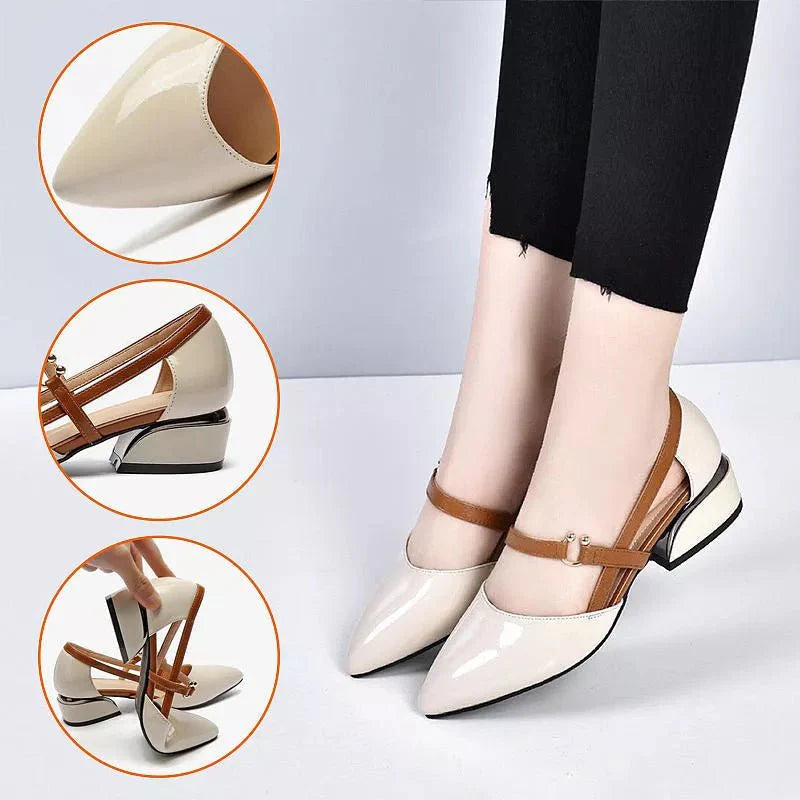 Zapato de Cuero Venecia© Tacón Bajo | Moda Verano 2023