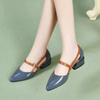 Zapato de Cuero Venecia© Tacón Bajo | Moda Verano 2023