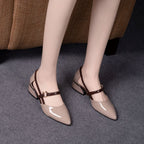 Zapato de Cuero Venecia© Tacón Bajo | Moda Verano 2023