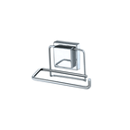 Portarrollo de Papel Higiénico con Ventosa Fija Cromado