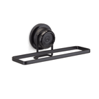 Toallero de Lavabo con Fijación de Succión Ventosa Negro