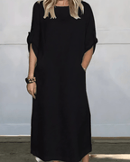 Vestido Casual Susan | Lino Puro - (Sueltito)