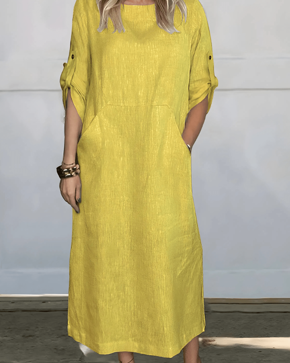 Vestido Casual Susan | Lino Puro - (Sueltito)