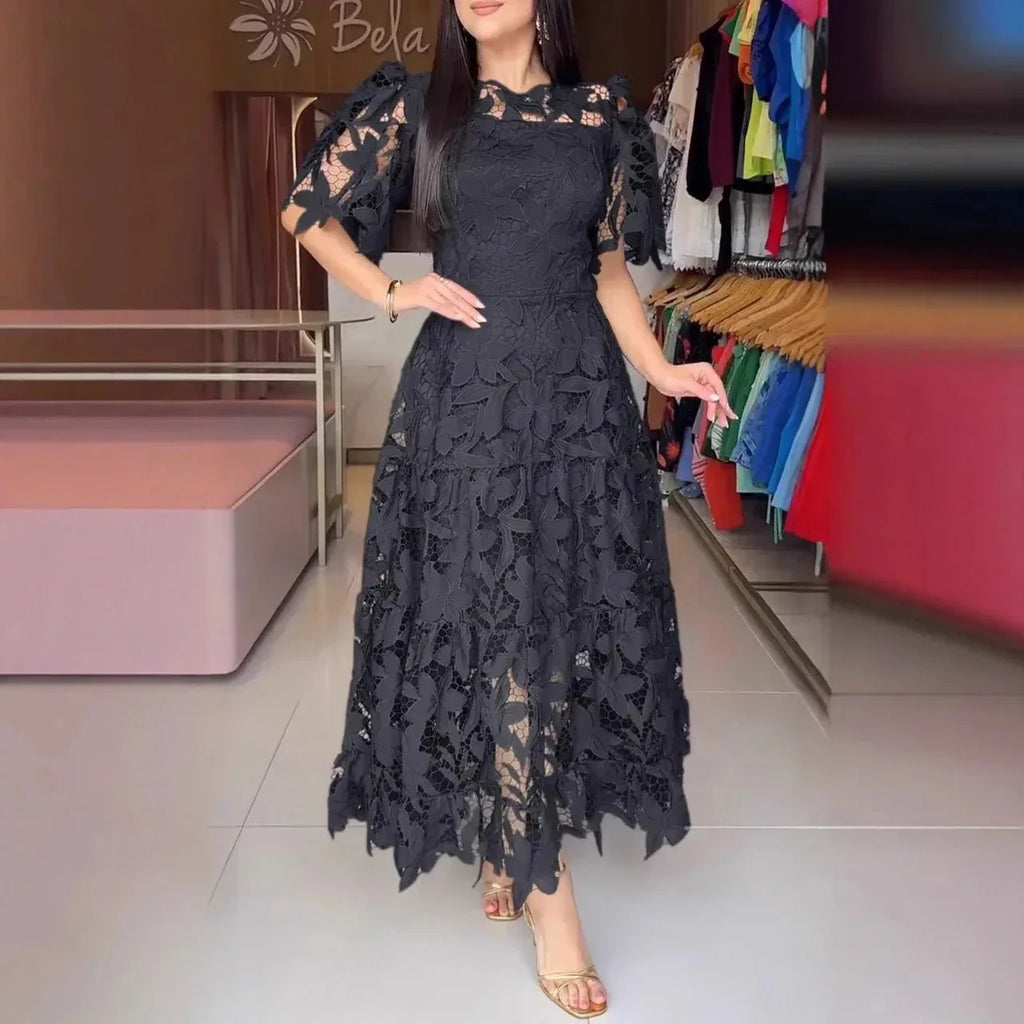 Vestido Femenino de Encaje Anaju